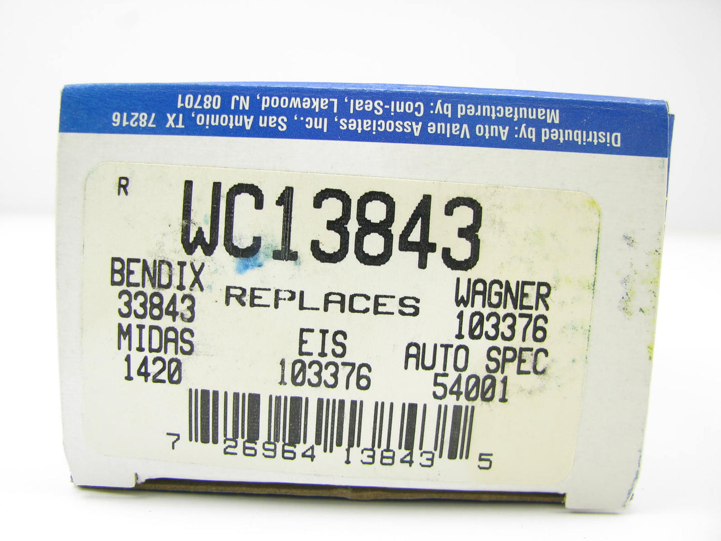 Parts Master WC13843 Rear Drum Brake Wheel Cylinder for 1980-1981 Honda Accord