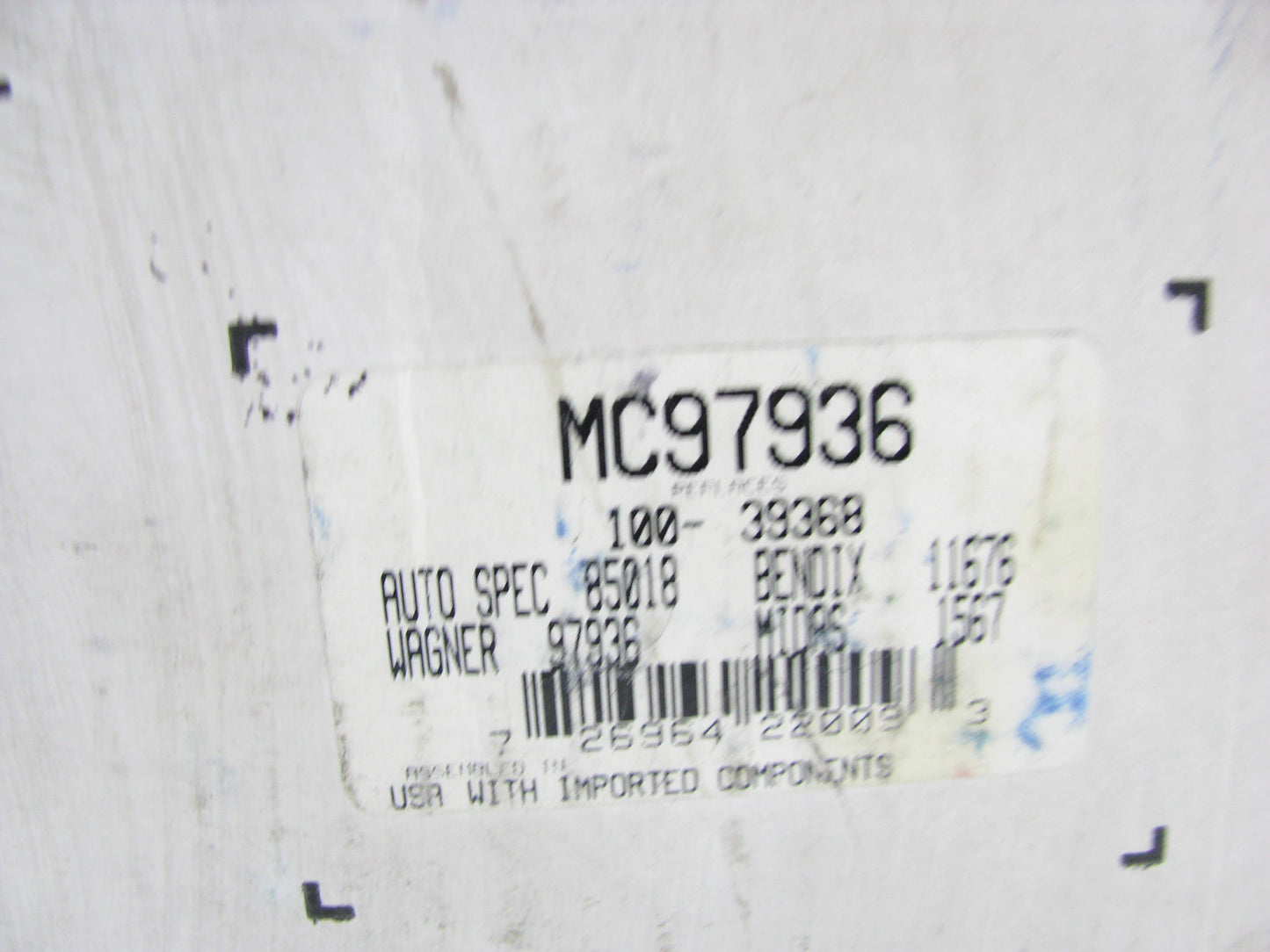 Parts Plus MC97936 Brake Master Cylinder