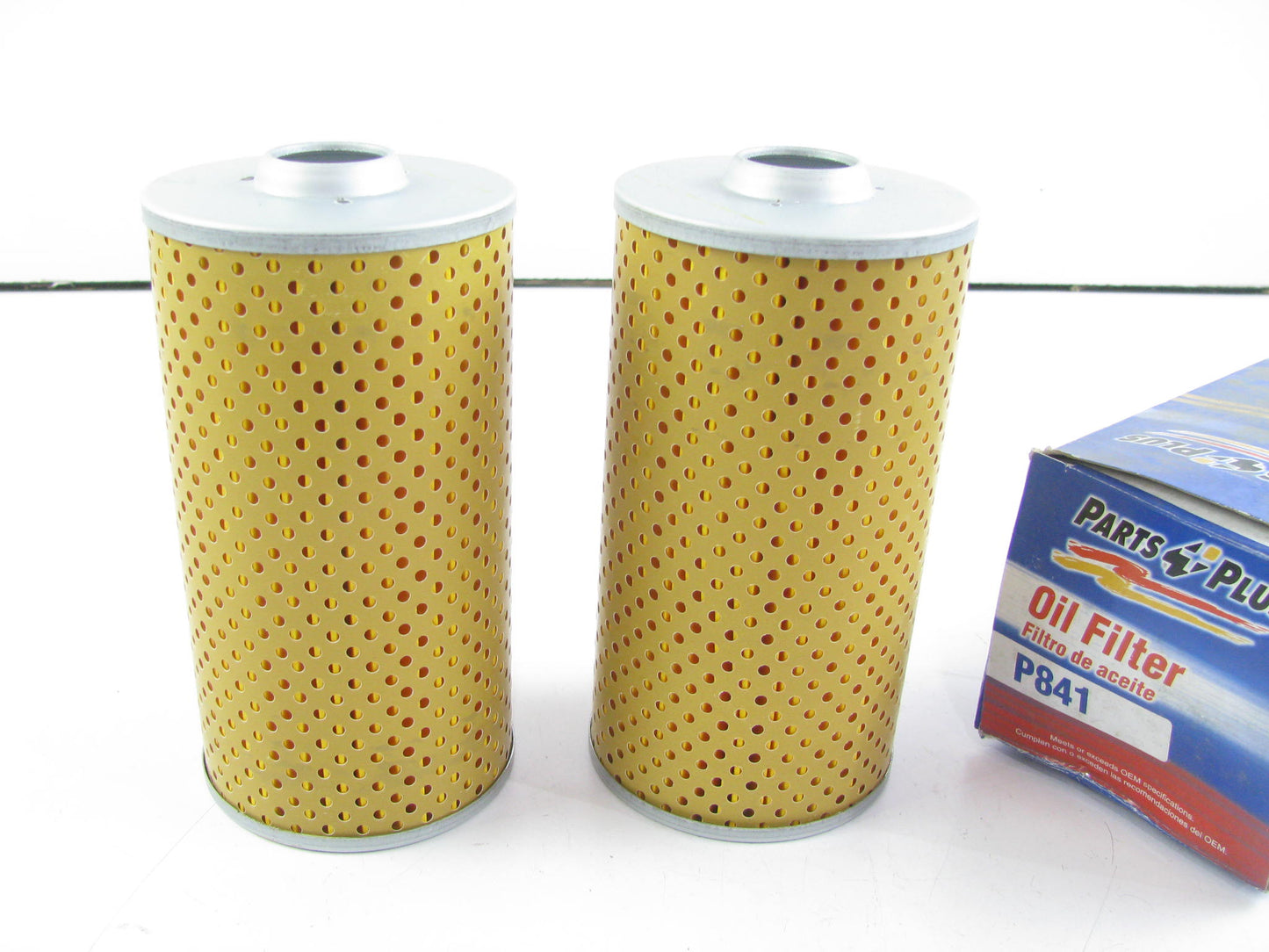 (2) Parts Plus P841 Oil Filter Replaces 51144 L37212 P841 LF122 85144 CH8157