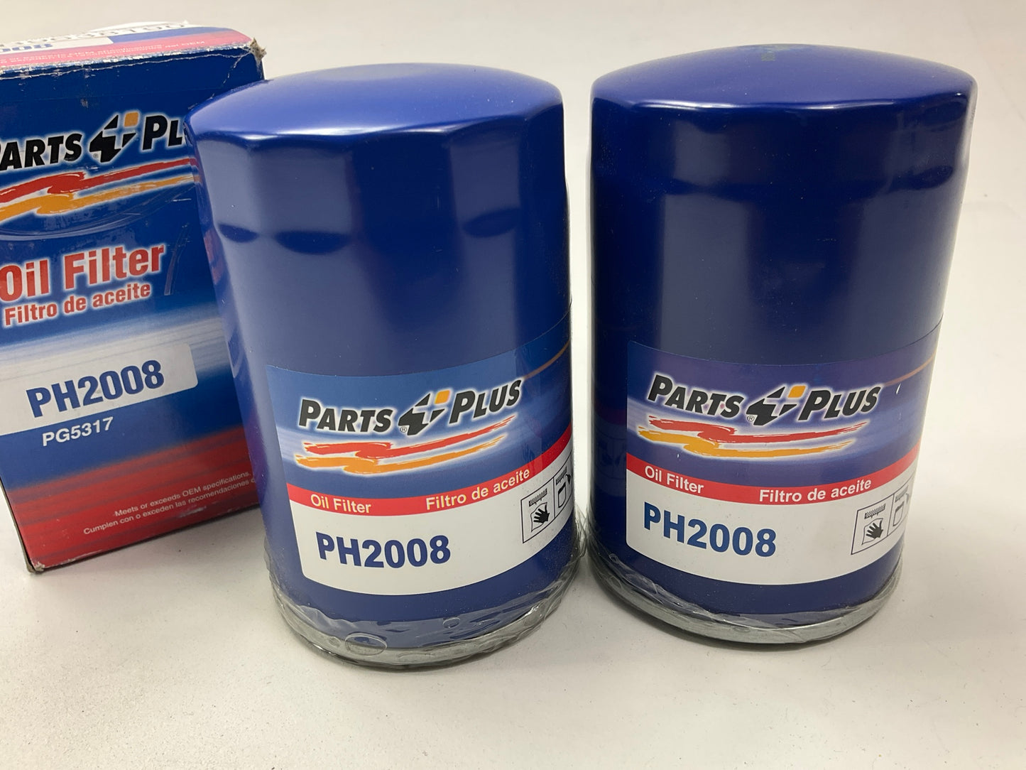 (2) Parts Plus PH2008 Engine Oil Filter