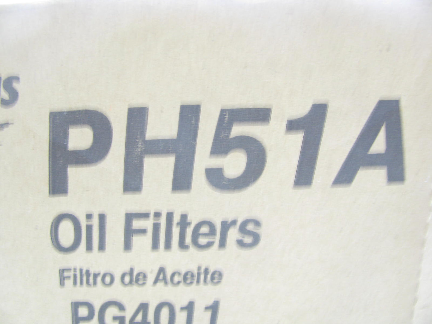 (6) Parts Plus PH51A Oil Filter Replaces PH3980 51190 L20173 LF234 LF3554 PF52