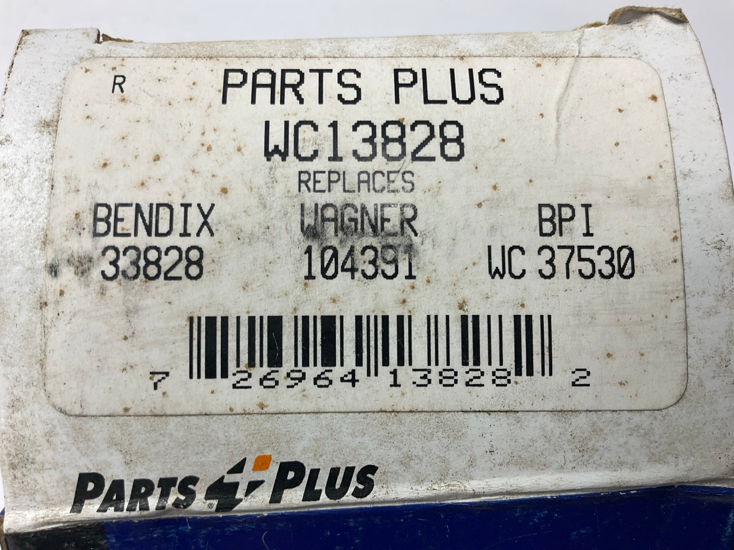 Parts Plus WC13828 Rear Right Drum Brake Wheel Cylinder