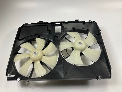 PBI PF3804 Dual Radiator And Condenser Fan Assembly For 2004-2005 Toyota Sienna