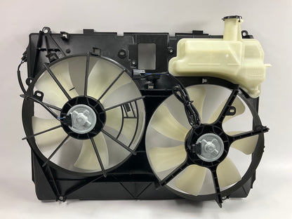 PBI PF3804 Dual Radiator And Condenser Fan Assembly For 2004-2005 Toyota Sienna