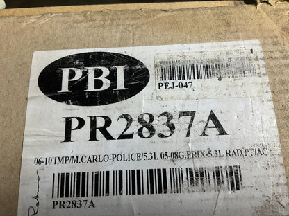 PBI PR2837A Radiator For 2005-08 Grand Prix, 2006-07 Monte Carlo 5.3L-V8