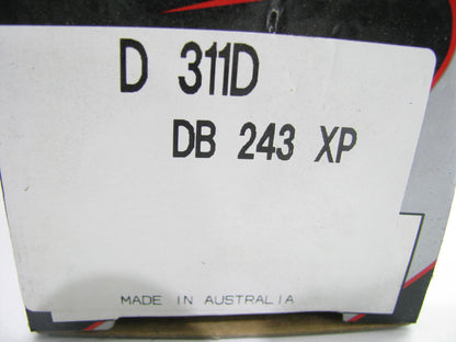 PBR D311D Front  Brake Pads For Select  Subaru 1985-1991