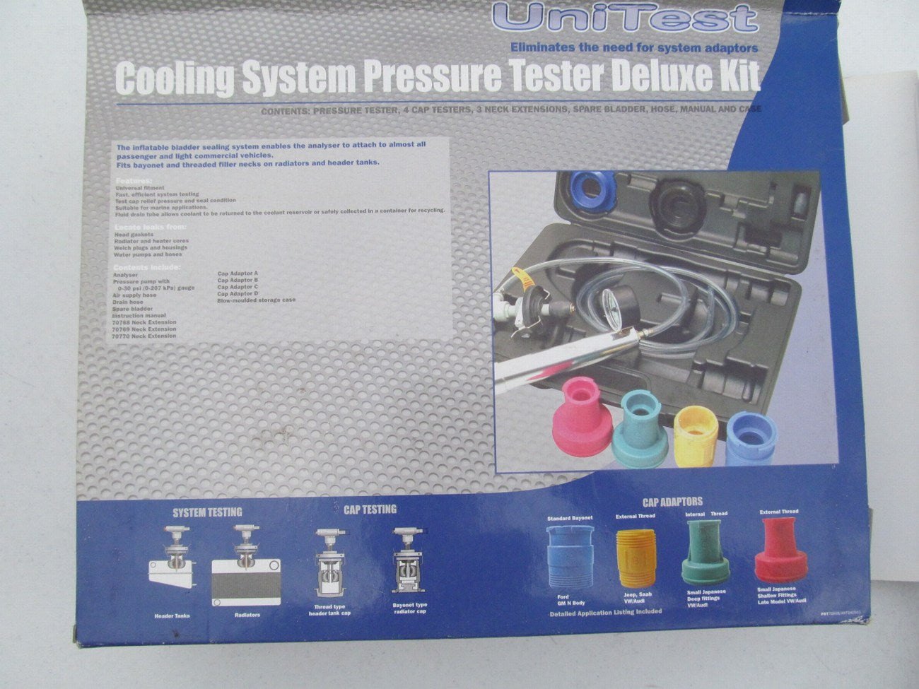 PBT 70888 Deluxe Cooling System Pressure Tester Kit
