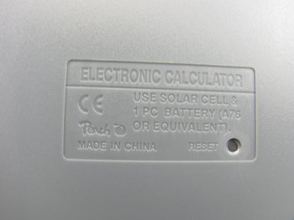 Peach 1206SE PR662 Solar Desktop Display Calculator