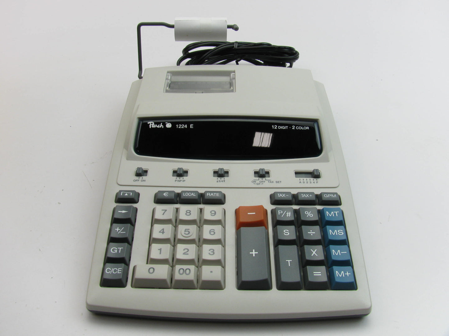 Peach 1224E Desktop PR671 Print & Display Professional Calculator