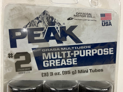 Peak Lithium Grease #2, (3) X  3 OZ Tubes