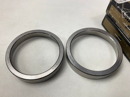 (2) Peer LM501310 Tapered Bearing Race Cup