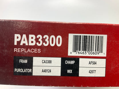 (2) Pentius PAB3300 Engine Air Filter