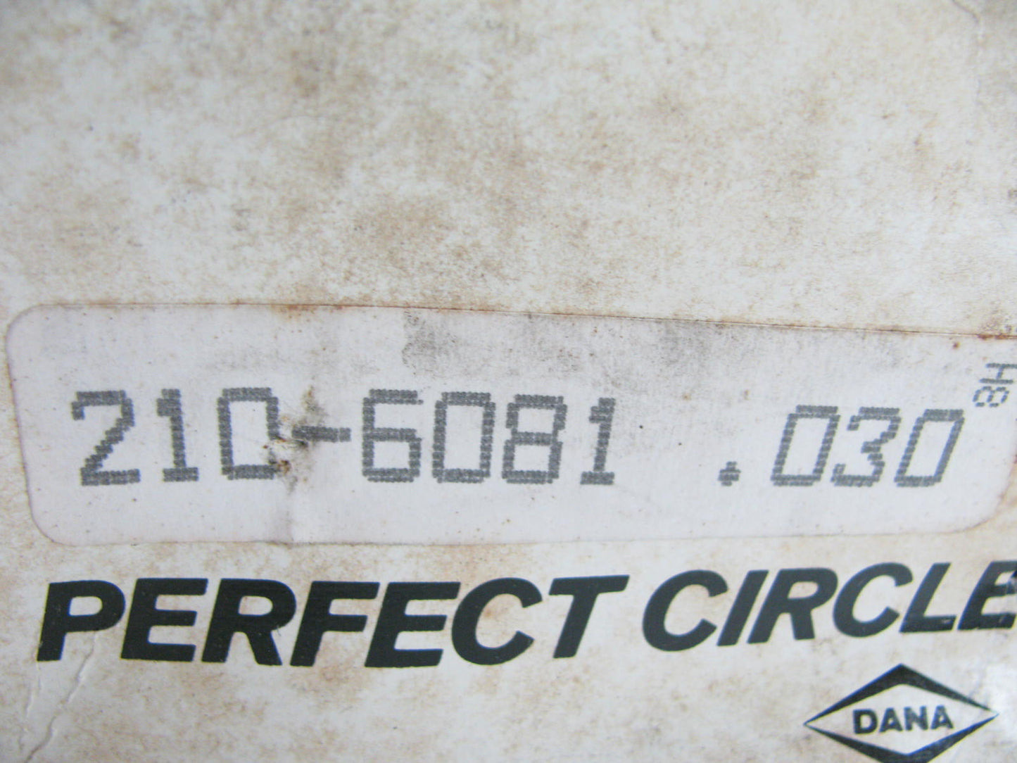 Perfect Circle 210-6081-030 Engine Piston Rings - .030'' Oversize