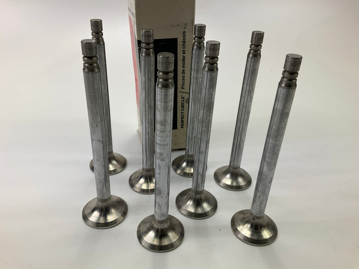 (8) Perfect Circle 211-1743 Exhaust Valve For 1960-1977 Dodge Truck 361 413