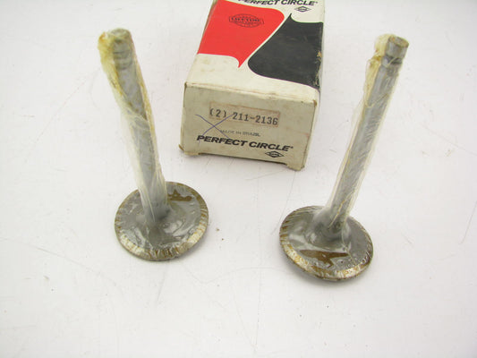 (2) Perfect Circle 211-2136 Engine Intake Valves 1971-1974 Pontiac 455 V8