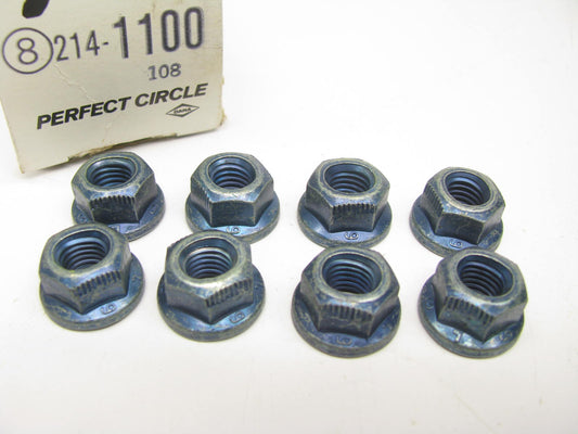 (8) Perfect Circle 214-1100 Engine Rocker Arm Nuts
