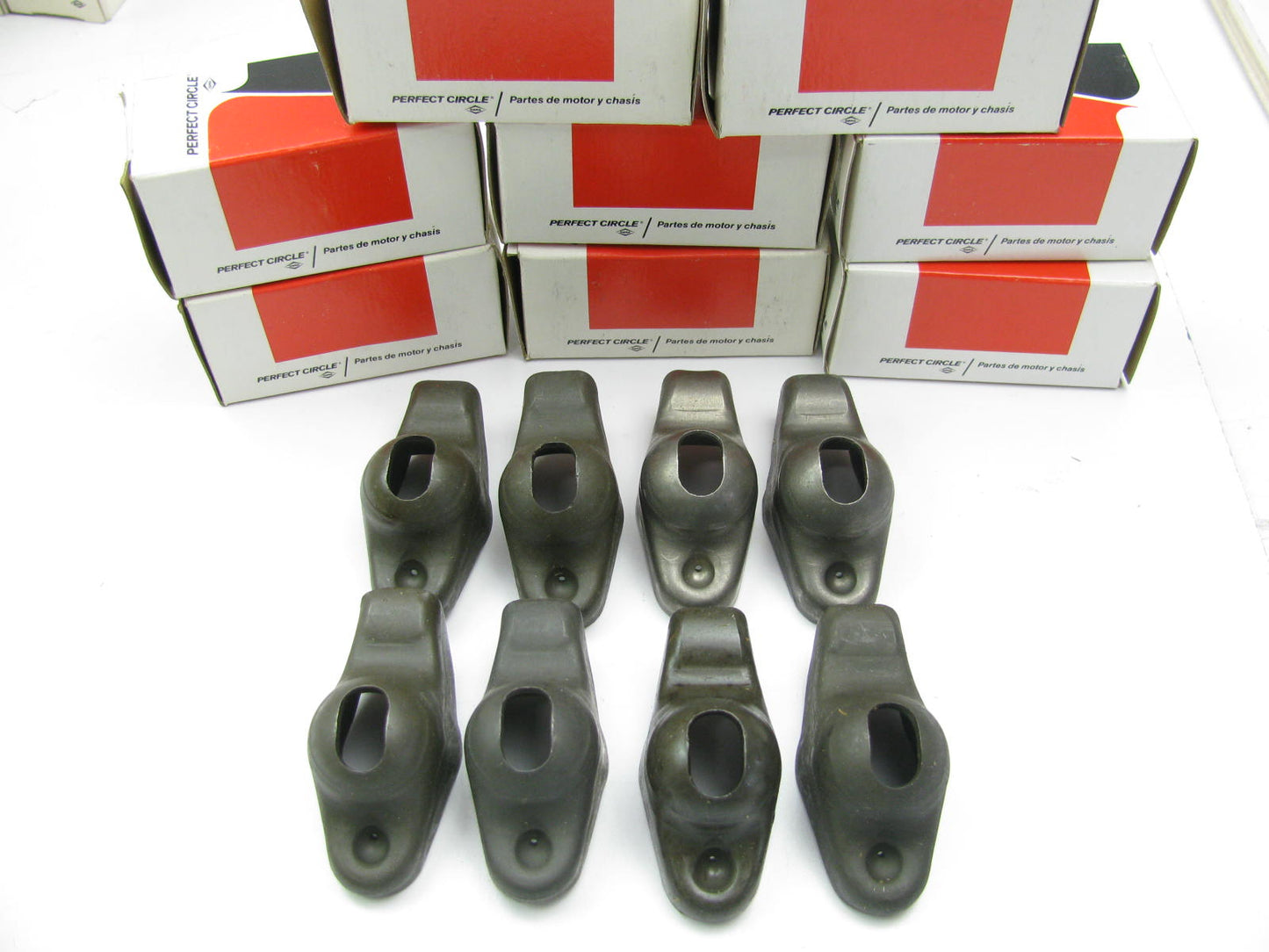 8 Perfect Circle 214-2081 Long Slot 1.5 Ratio Rocker Arms Small Block Chevy SBC