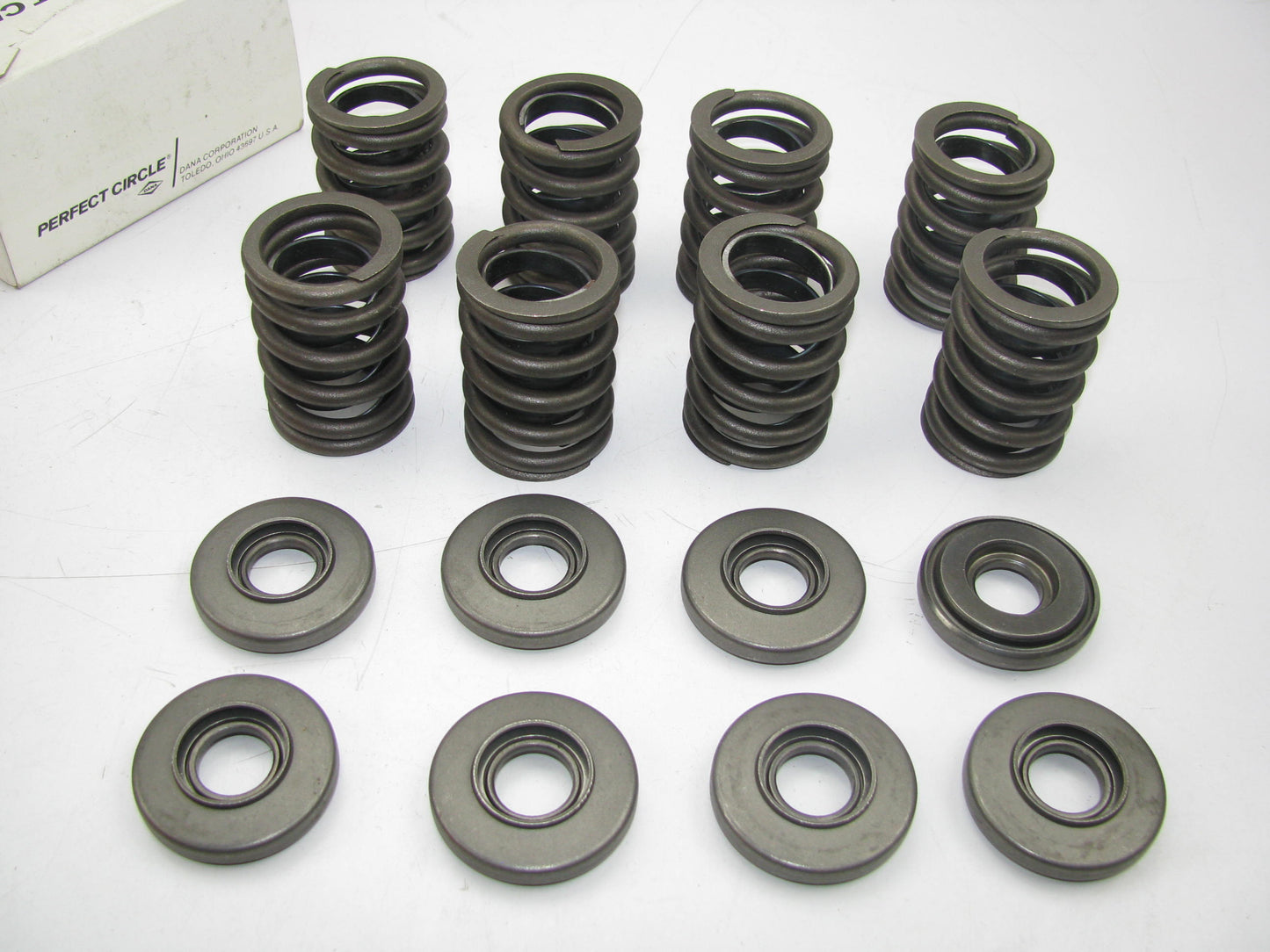 (8) Perfect Circle 216-3138 Exhaust Valve & Rotocap 1970-85 Chevrolet GMC 454-V8