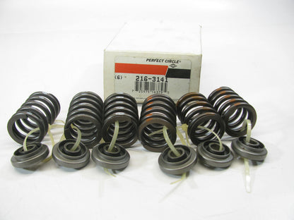 (6) Perfect Circle 216-3141 Engine Exhaust Valve Roto Cap 1965-1992 Ford 300-L6