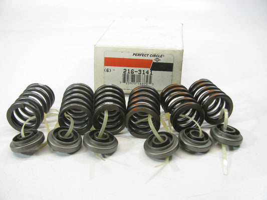 (6) Perfect Circle 216-3141 Engine Exhaust Valve Roto Cap 1965-1992 Ford 300-L6