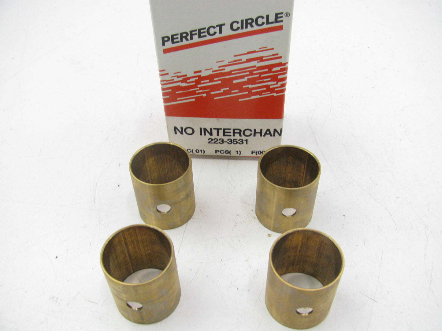 (4) Perfect Circle 223-3531 Piston Pin Bushing For G159 G164 G188B Tractor