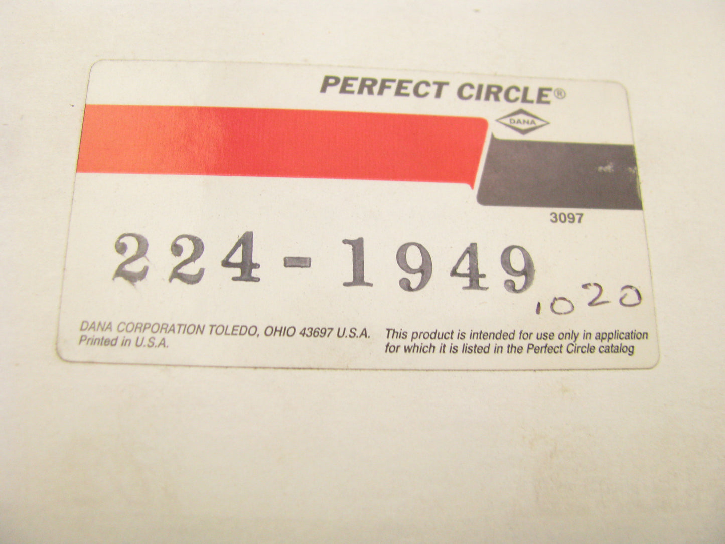 Perfect Circle 224-1949 Engine Piston Size .020