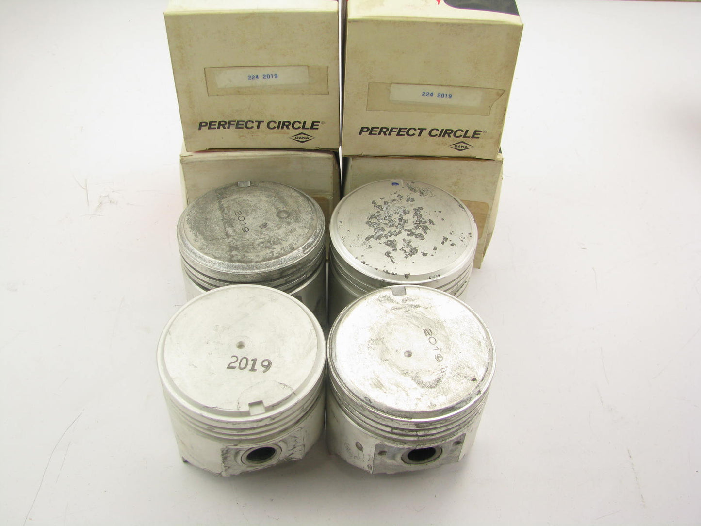 (4) Perfect Circle 224-2019 Engine Pistons - Standard 1975-1979 Toyota 2.2L 20R