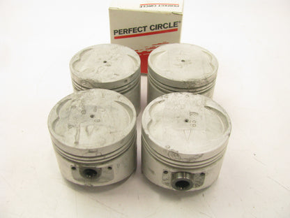 (4) Perfect Circle 224-2712-020 Engine Piston .020'' 1989-1992 Mitsubishi 2.0L