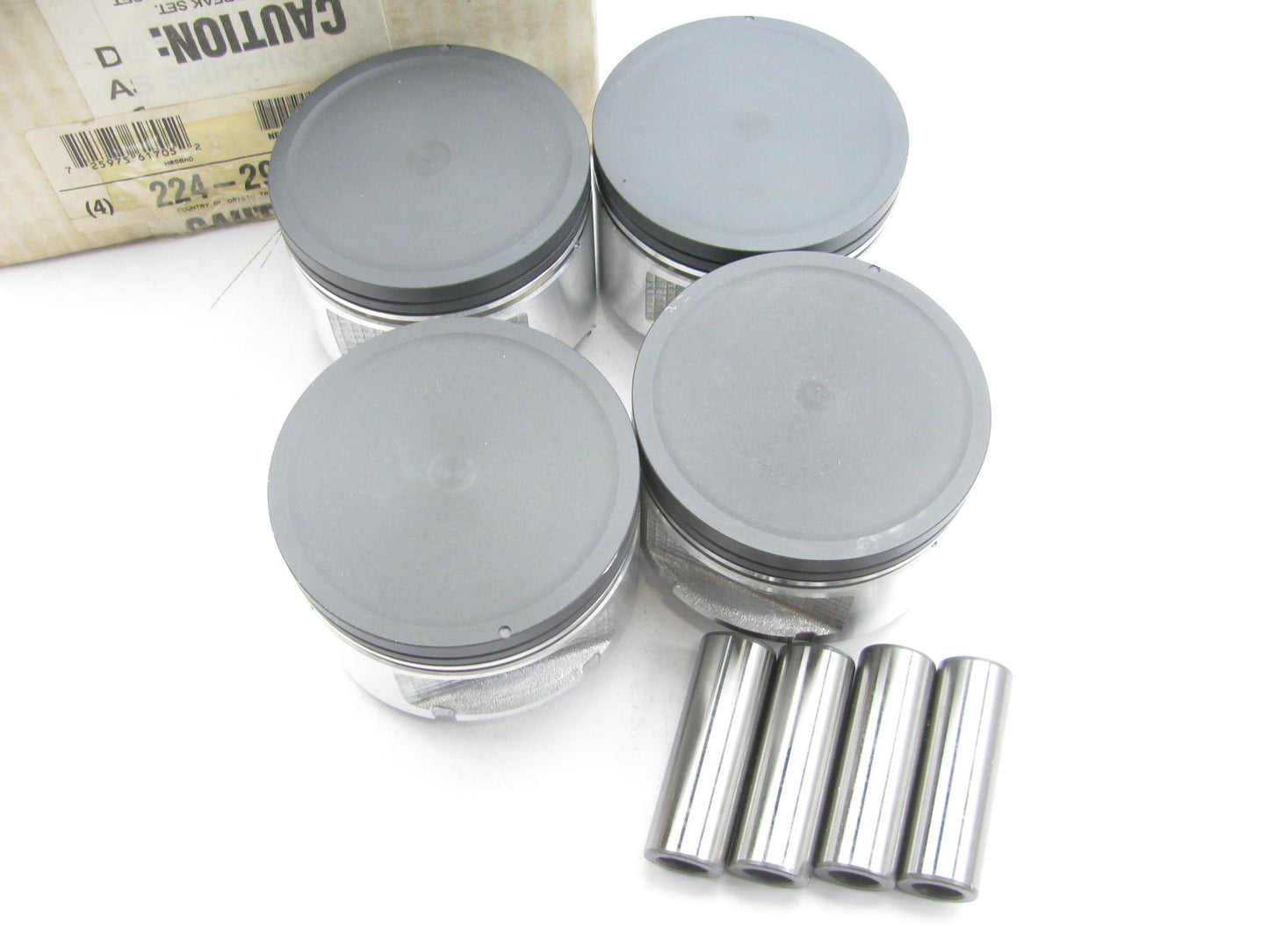 (4) Perfect Circle 224-2922 Engine Pistons - Standard For 1989-92 Nissan 2.4L-L4