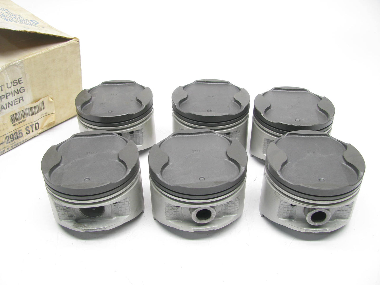 (6) Perfect Circle 224-2935 Pistons STANDARD 1988-1991 Toyota 2.5L V6 2VZ-FE 2VZ