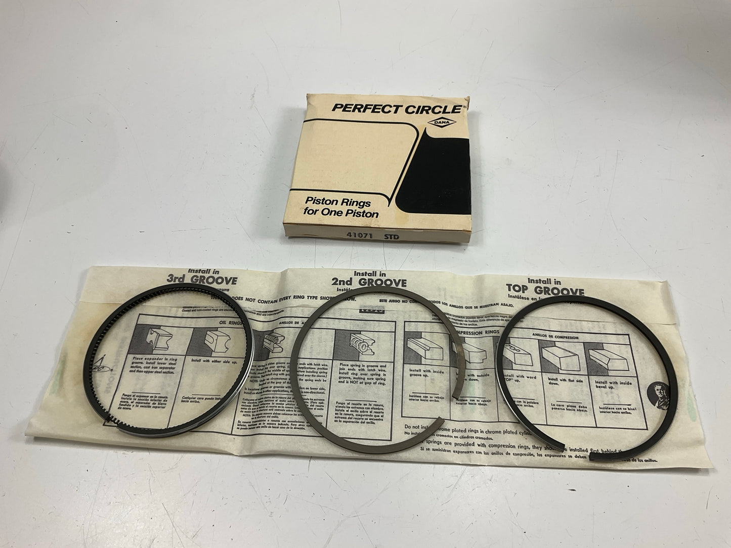 Perfect Circle Piston, Rings & Cylinder Sleeve For John Deere 3-164, 4219 Diesel