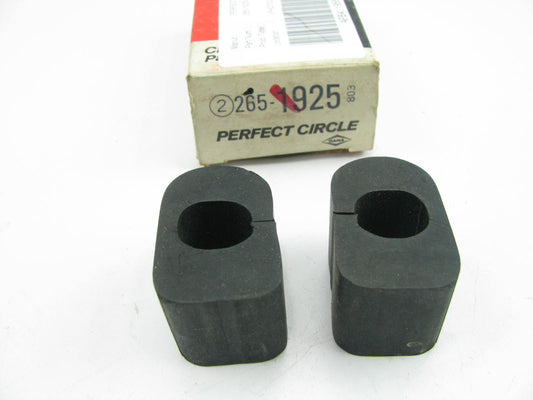 (2) Perfect Circle 265-1925 Suspension Stabilizer Sway Bar Bushing - Front