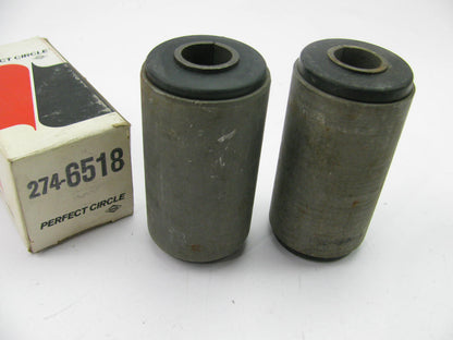(2) Perfect Circle 274-6518 Leaf Spring Bushing - Front / Rear Forward
