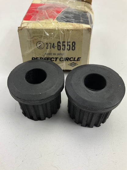 (2) Perfect Circle 274-6558 Rear Leaf Spring Front Bushing For 79-85 Datsun 720