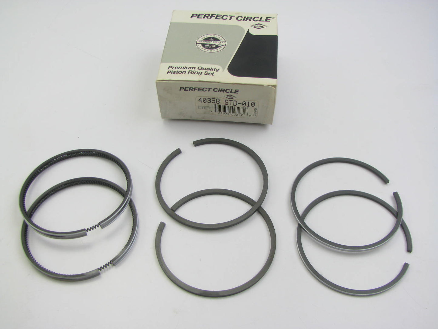 Perfect 40358-STD-010 (2) File Fit Piston Rings - IHC D166 D188 D236 D282 DT282