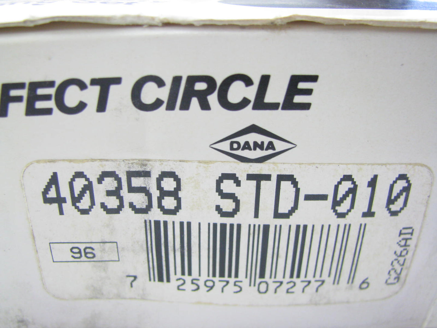 Perfect 40358-STD-010 (2) File Fit Piston Rings - IHC D166 D188 D236 D282 DT282