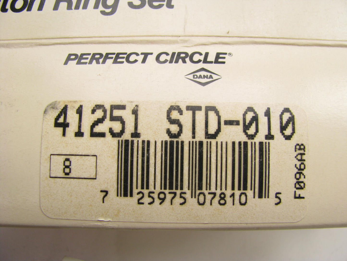 Perfect Circle 41251STD-010 File Fit Piston Rings 76-85 Volkswagen 1.9L 2.0L H4