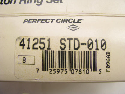 Perfect Circle 41251STD-010 File Fit Piston Rings 76-85 Volkswagen 1.9L 2.0L H4