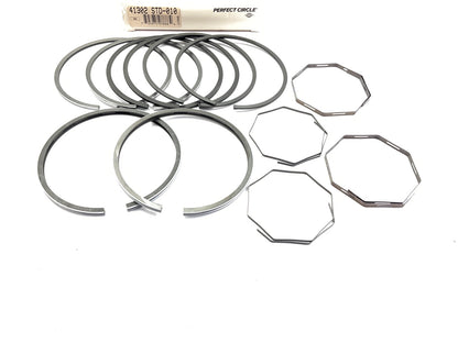 Perfect 41302 2-Cylinder File Fit Piston Rings STD-.010'' For Ford 256 268 Diesel