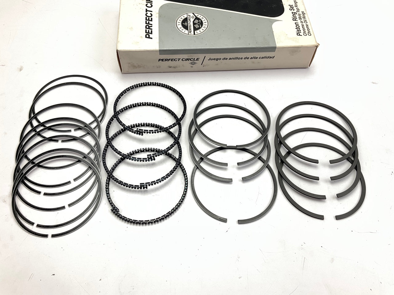 Perfect Circle 41356 File Fit Piston Rings STD-.010'' For 1983-84 Toyota 4KC 4KE