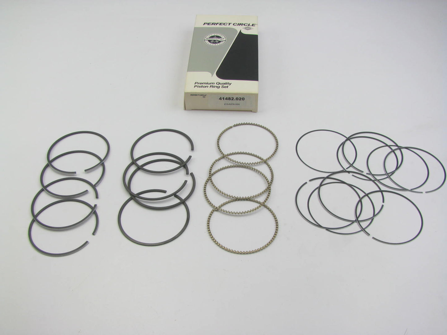 Perfect Circle 41482-020 Engine Piston Rings Set .020'' 1983-1992 Toyota 1.6L-L4