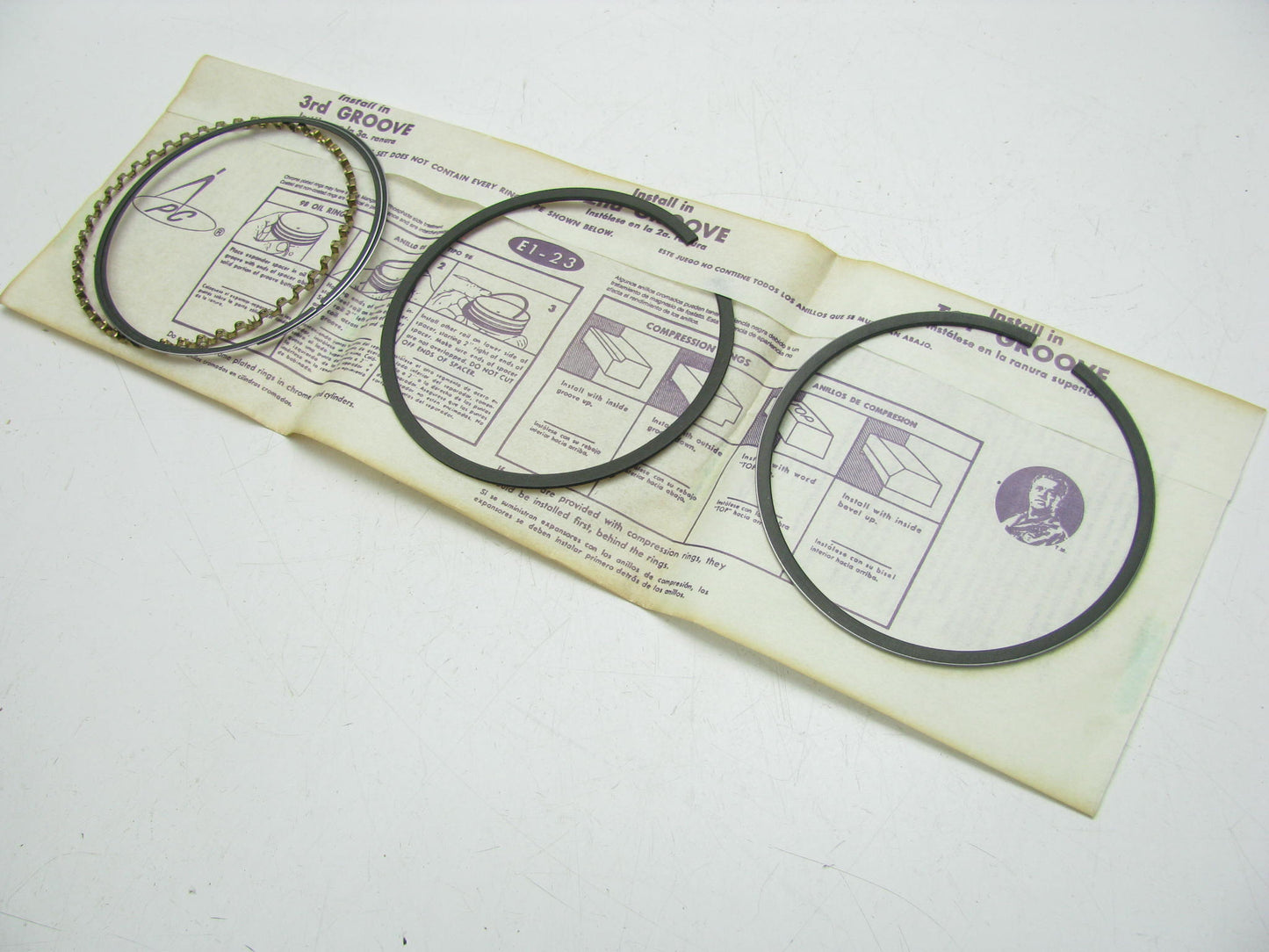 Perfect Circle 41497-030 Engine Piston Rings .030'' 1986-2001 Ford 5.0L 5.8L-V8