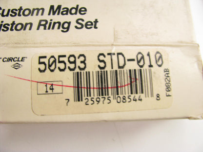 Perfect Circle 50593STD-010 File Fit Piston Rings STD-.010'' Perkins 152 203 306