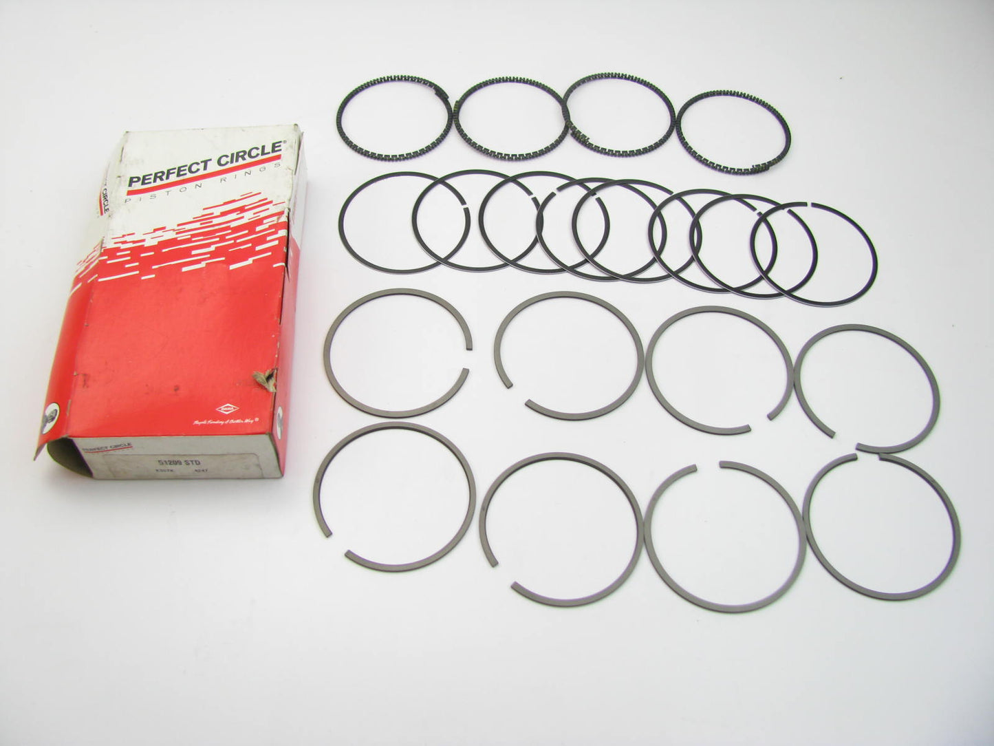 Perfect Circle 51209 Piston Rings - Standard 1975-1985 Isuzu GM 1.8L