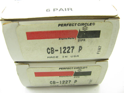 (6) Perfect Circle CB-1227P Connecting Rod Bearings STD 1978-84 GM 3.3L 3.8L-V6