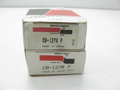 (4) Perfect CB-1270P Connecting Rod Bearings - Standard 71-82 Toyota 2T 2TC 3TC