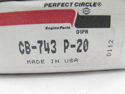 (8) Perfect CB-743P-20 Connecting Rod Bearings .020'' Big Block Chevy BBC 348-454