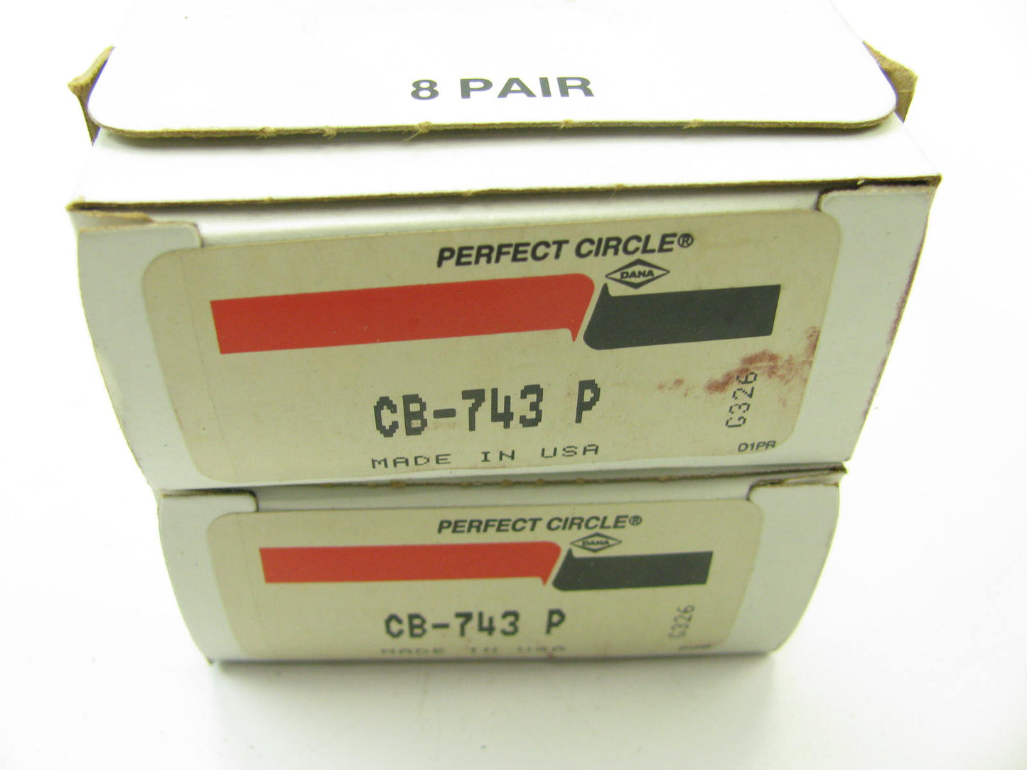 (8) Perfect Circle CB-743P Connecting Rod Bearings - Std Chevrolet BBC 348-454