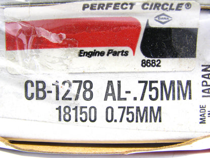 (4) Perfect CB1278AL75MM Connecting Rod Bearings .75mm 79-92 Mitsubishi 1.4 1.5L