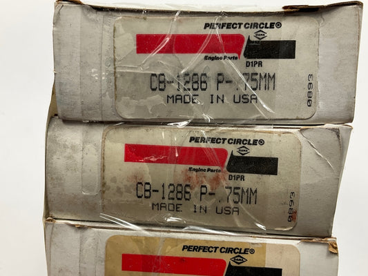 (4) Perfect Circle CB1286P-75MM Connecting Rod Bearings.75mm GM 6.2L 6.5L Diesel